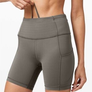 Lululemon Fast And Free Short 10"  Grey Aage